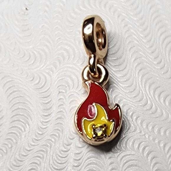 Pandora ME Burning Flame Mini Dangle - Picture 2 of 7